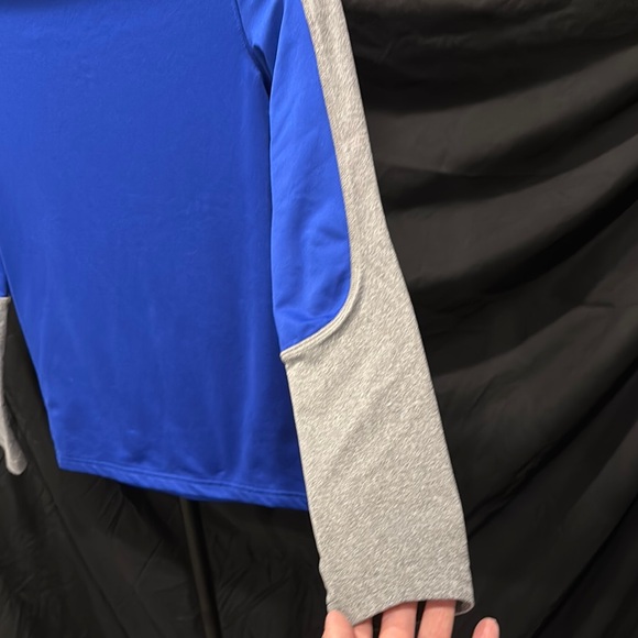 Under Armour Blue and Gray Long Sleeve Shirt - Picture 4 of 5